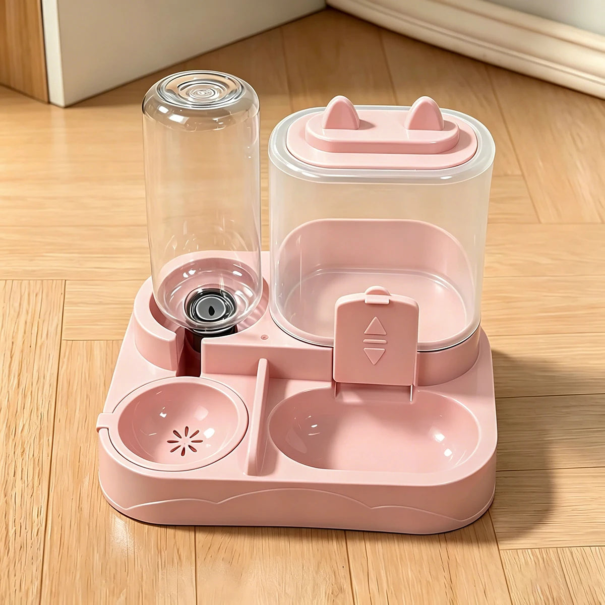 2In1 Pet Feeder Water Dispenser Dry Wet Separation For Pets