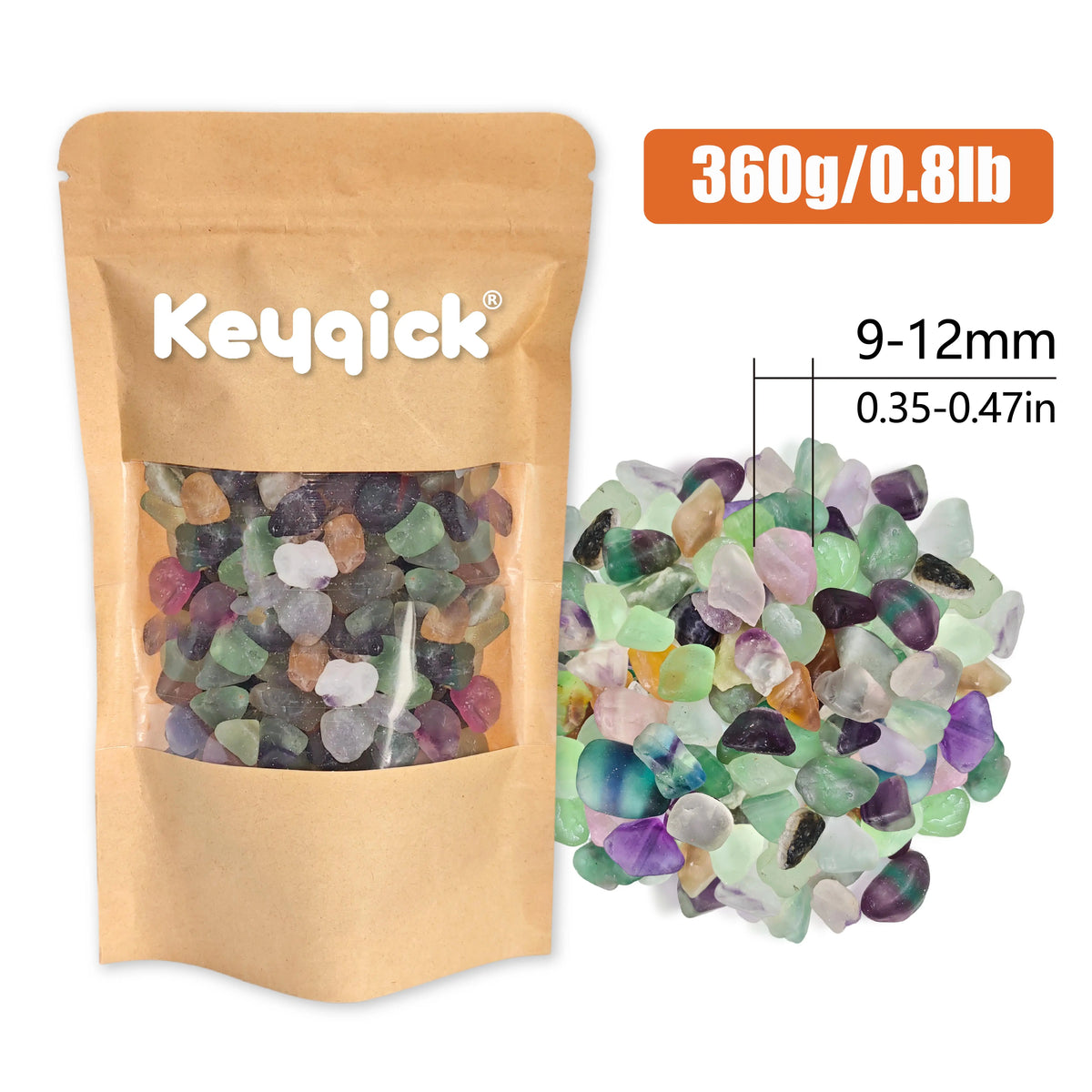 Natural Fluorite Fragments Decorative Crystal Mineral Pebbles For Plants