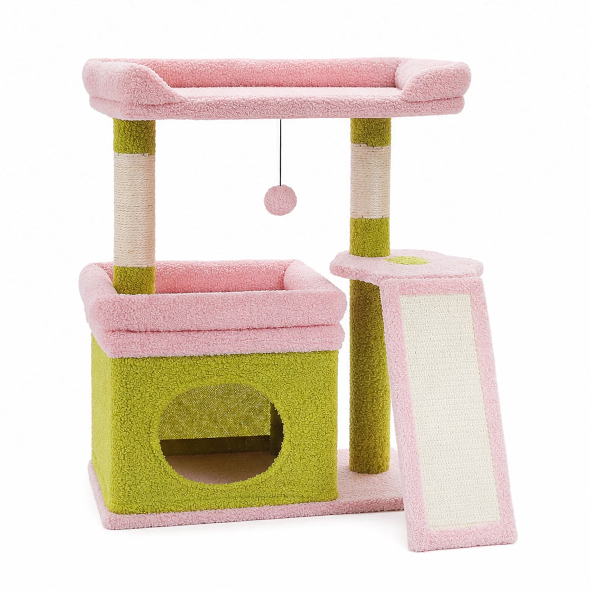 PAWZ Road Cat Tree With Sisal Scratching Post and Perch