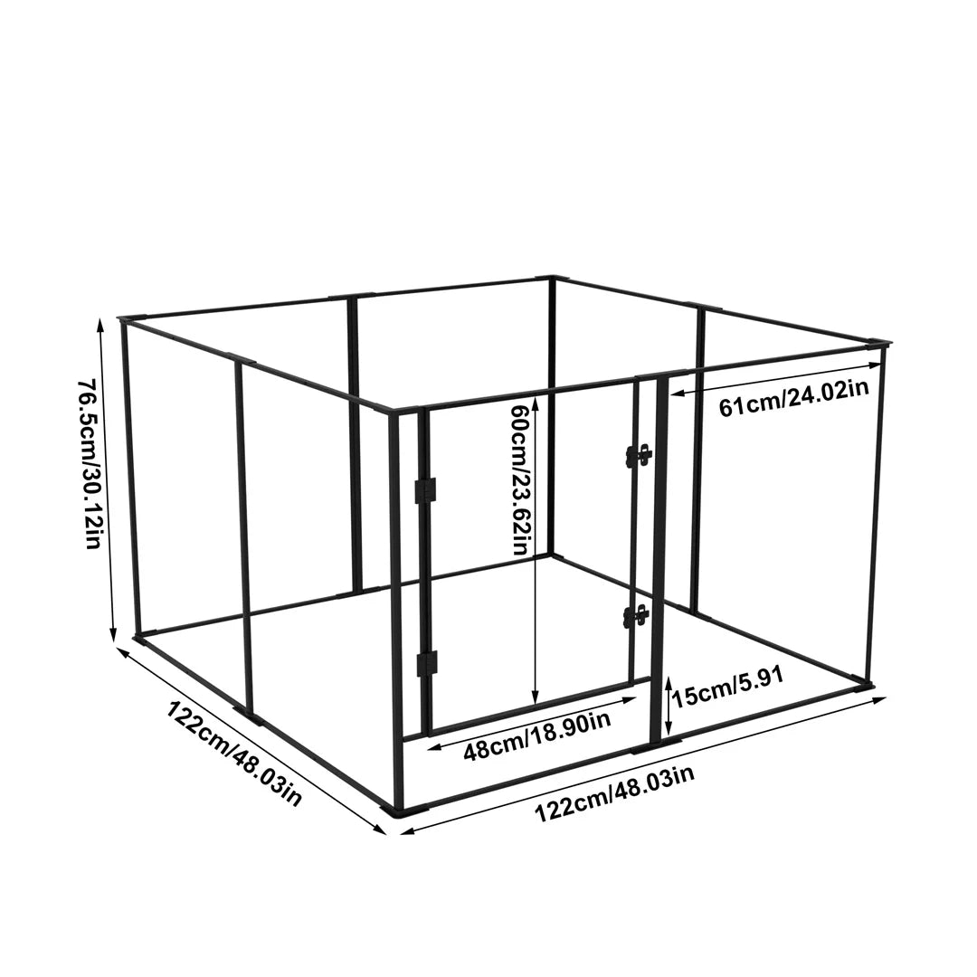 Bingopaw Dog Playpen Exercise Fence For Puppies Rabbits