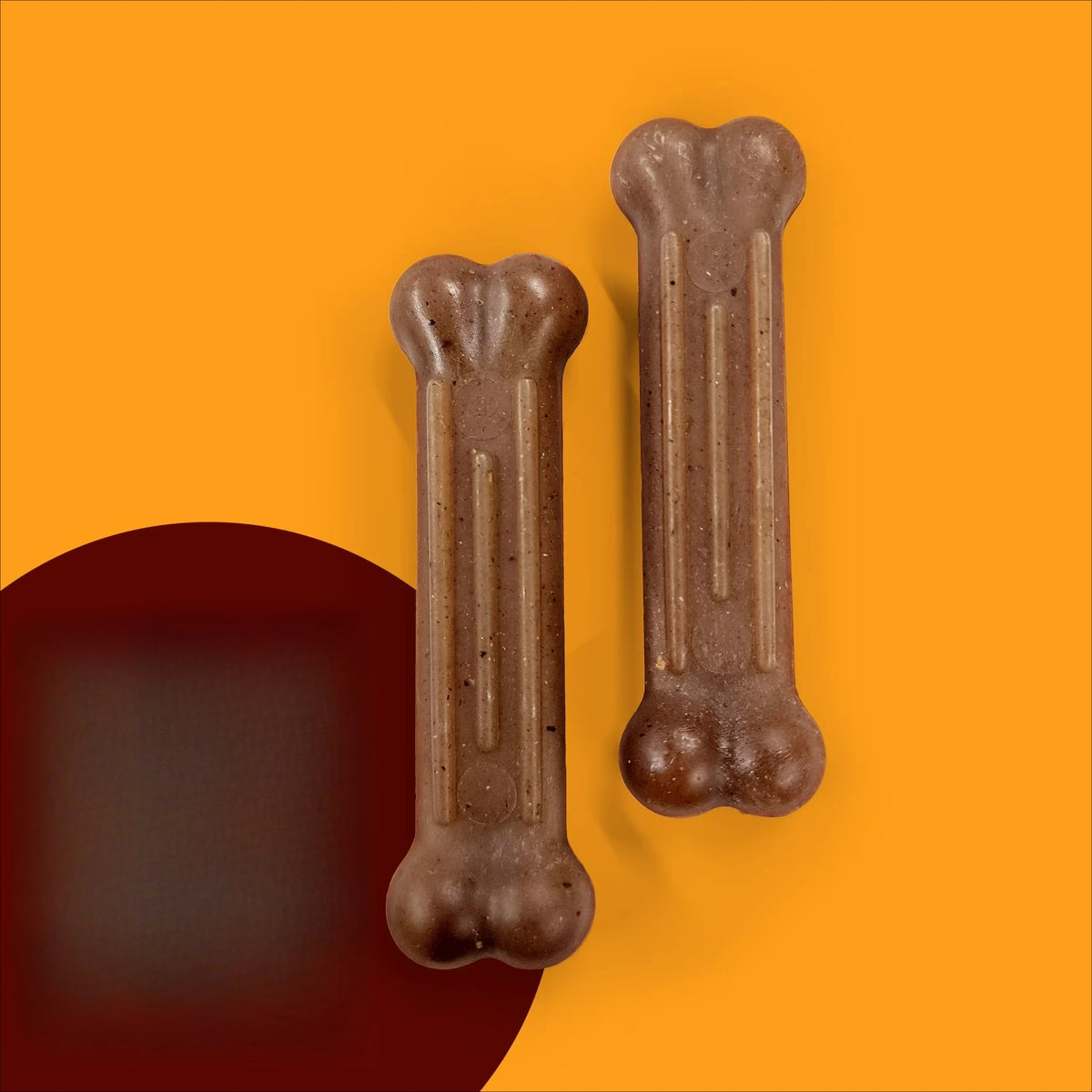 Textured Dog Chew Bone Toy With Real Beef And Chicken