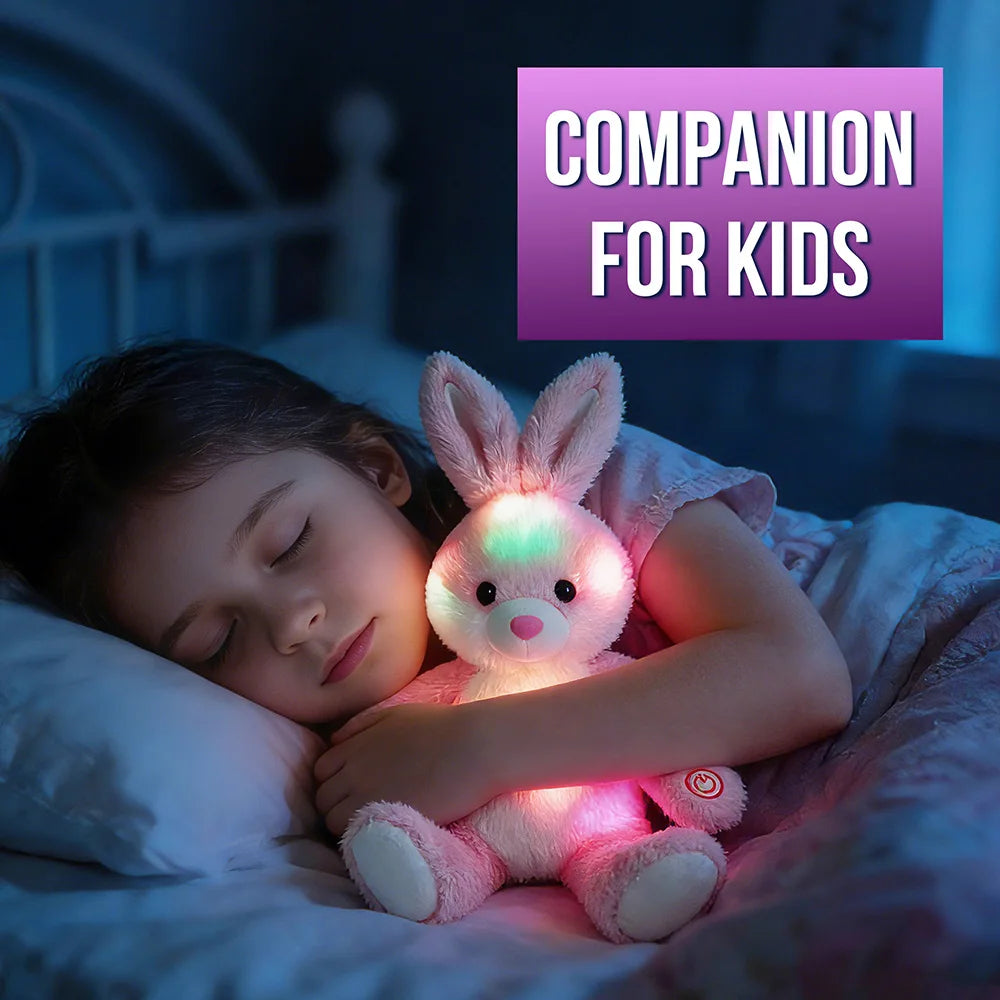 Glowing Rabbit Plush Toy Soft Stuffed Animal Gift For Children