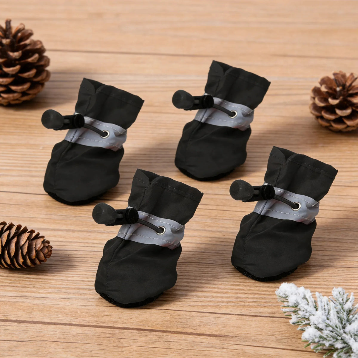 Waterproof Cotton Dog Puppy Boots With Non Slip Soft Soles