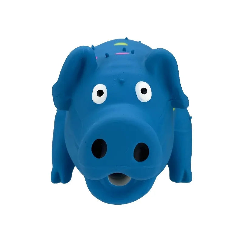 Pig Shaped Silicone Dog Chew Toy For Happy Playful Pets