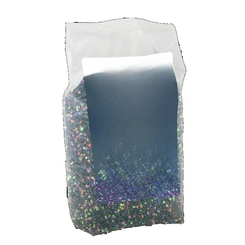 Aquarium Sand 5 Pounds, Black with Highlights Stone Material