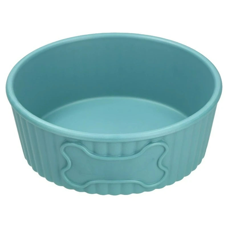 Small 2.2-Cup Pet Bowl, Teal,2.2-cup capacity, with 17.8 fl oz water capacity, helps you gauge portions in a small bowl.