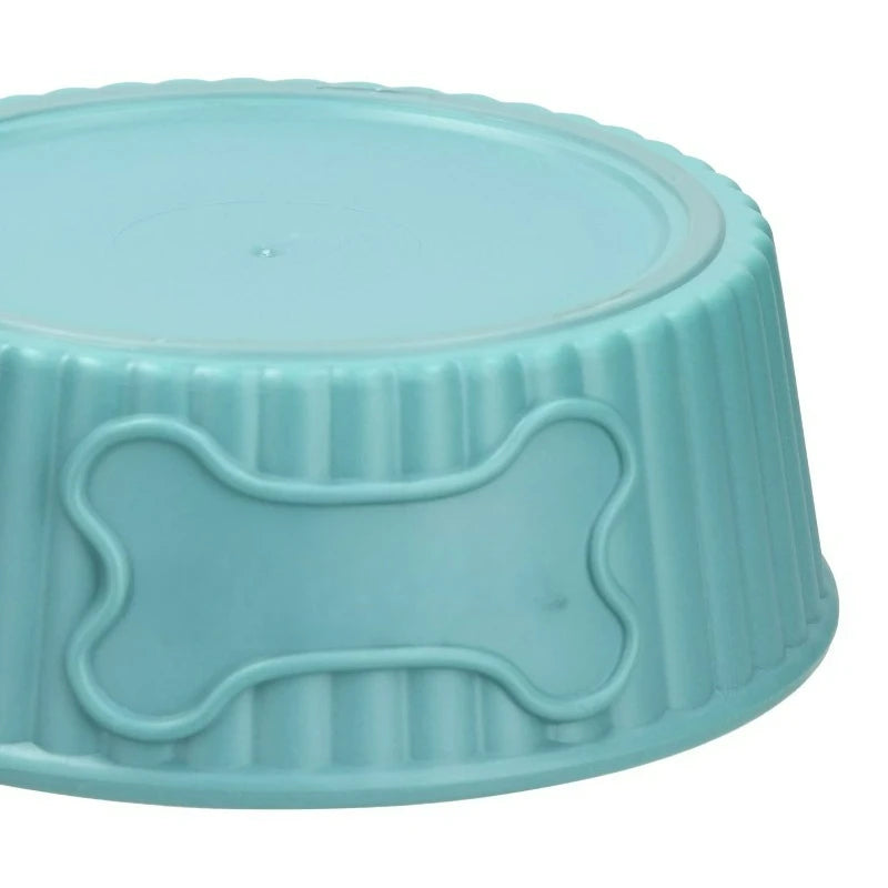 Small 2.2-Cup Pet Bowl, Teal,2.2-cup capacity, with 17.8 fl oz water capacity, helps you gauge portions in a small bowl.