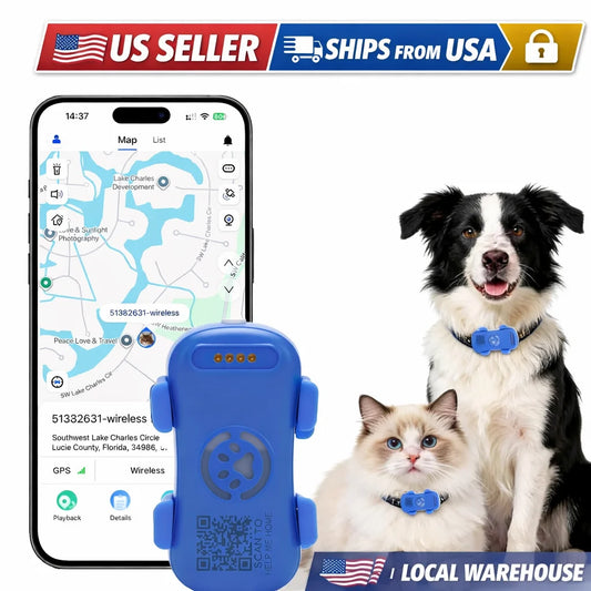 4G GPS Pet Tracker Providing Real Time Location Monitoring Alerts
