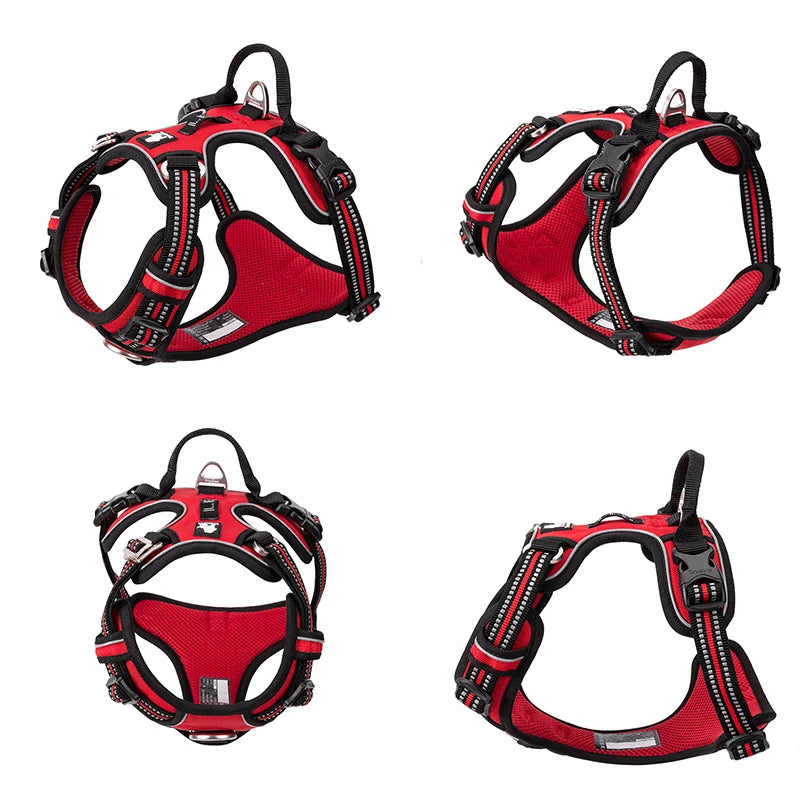 TRUELOVE Reflective Adjustable No Pull Dog Harness for Walking