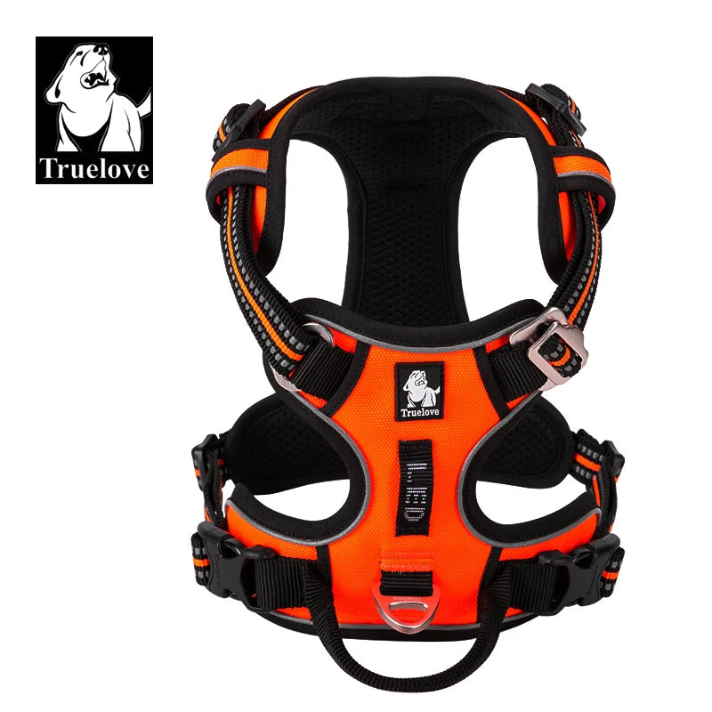 TRUELOVE Reflective Adjustable No Pull Dog Harness for Walking