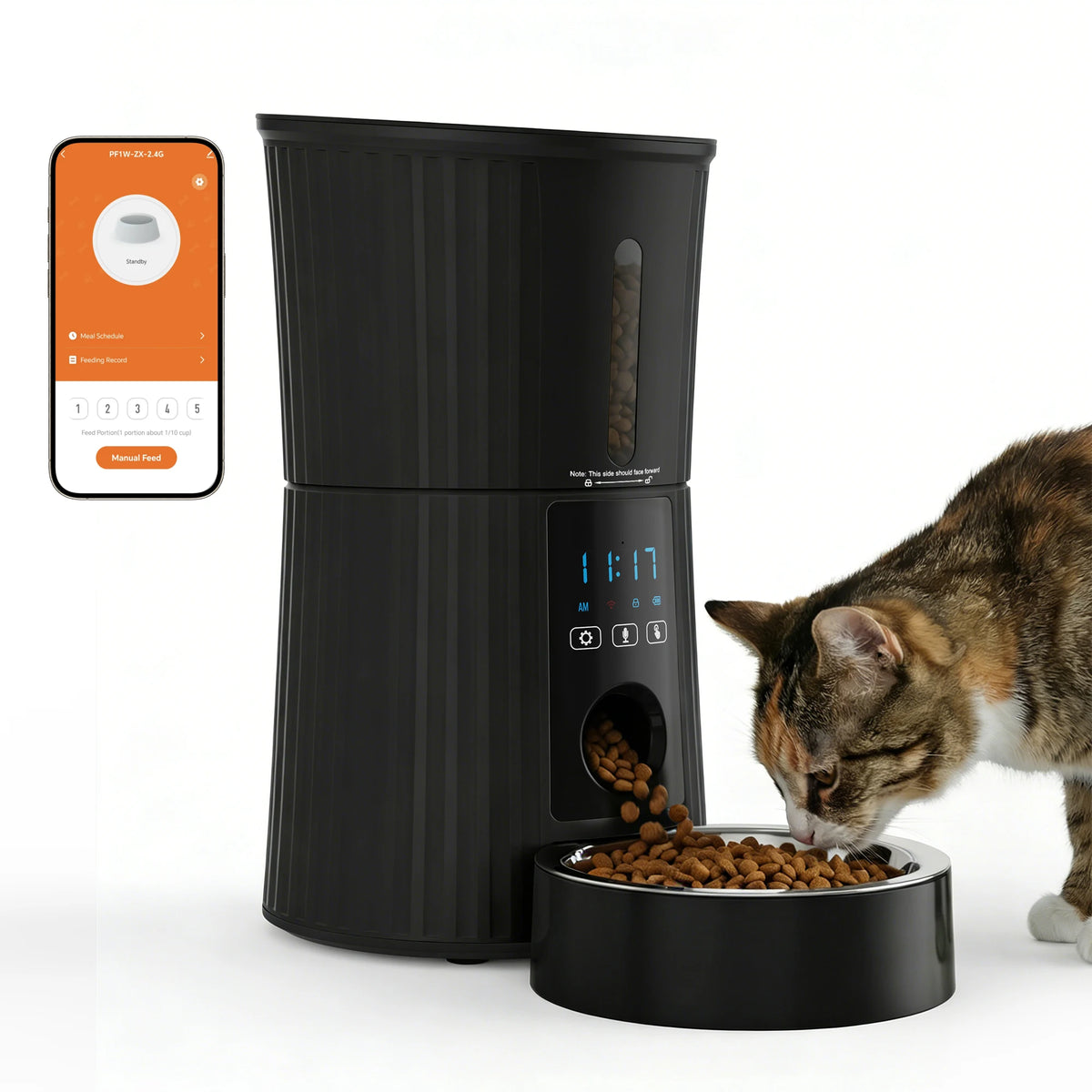 Jhk Automatic Smart Cat Feeder With App Control And Timer