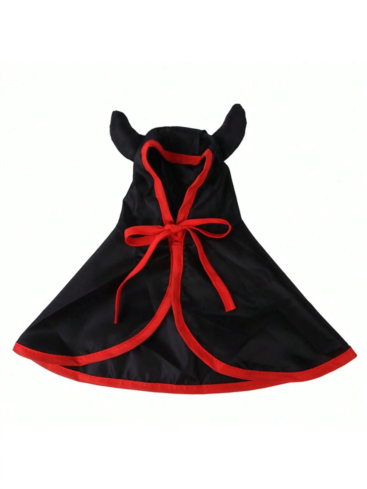 Halloween Dog Costume Cape And Devil Hat Headband For Pets