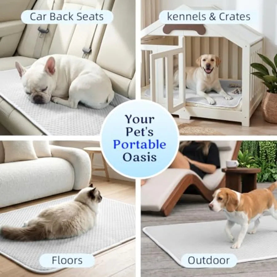 Self Cooling Pet Mat Breathable Washable For Dogs And Cats