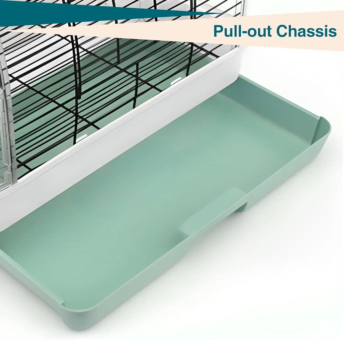 HiMiss Portable Bird Travel Cage With Perches And Feeders