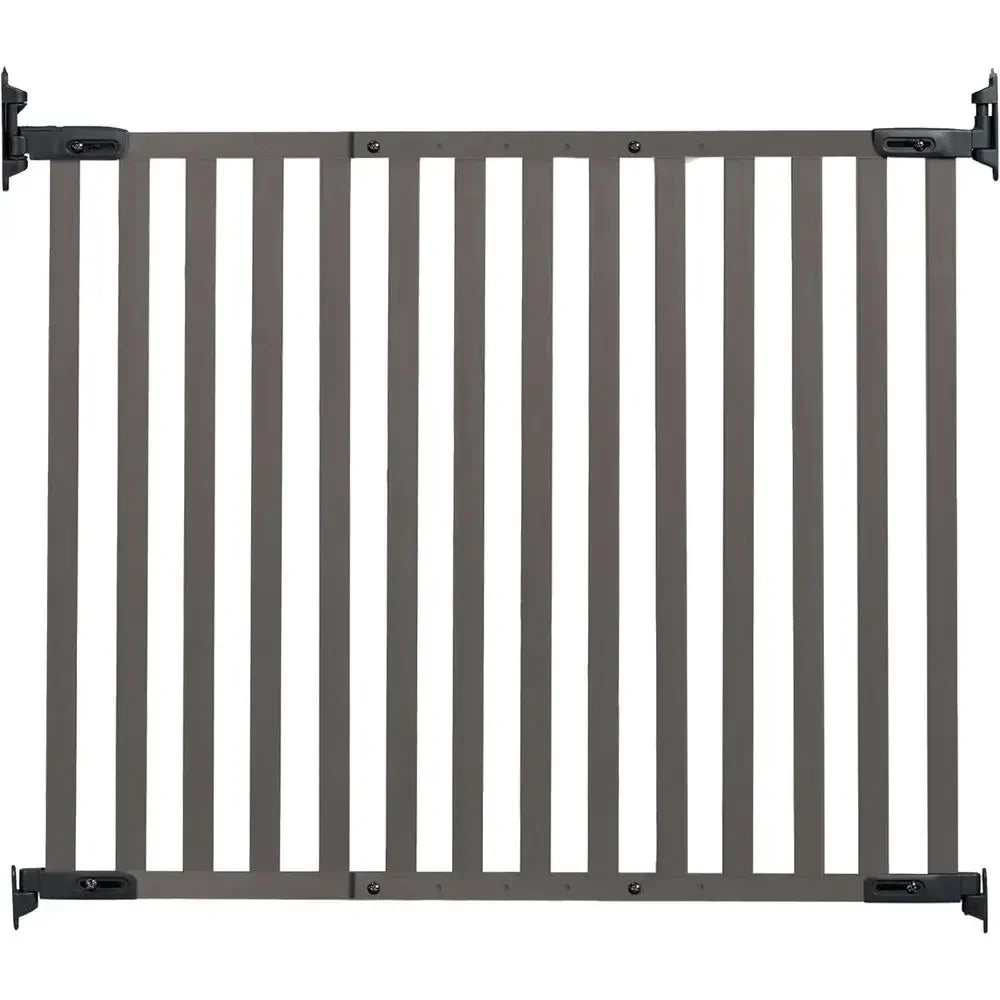 Quick Release Bamboo Stairway Baby Gate With Angle Mounting