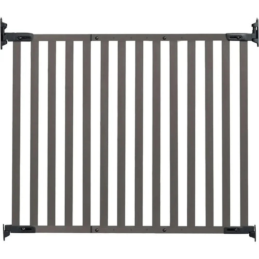 Quick Release Bamboo Stairway Baby Gate With Angle Mounting