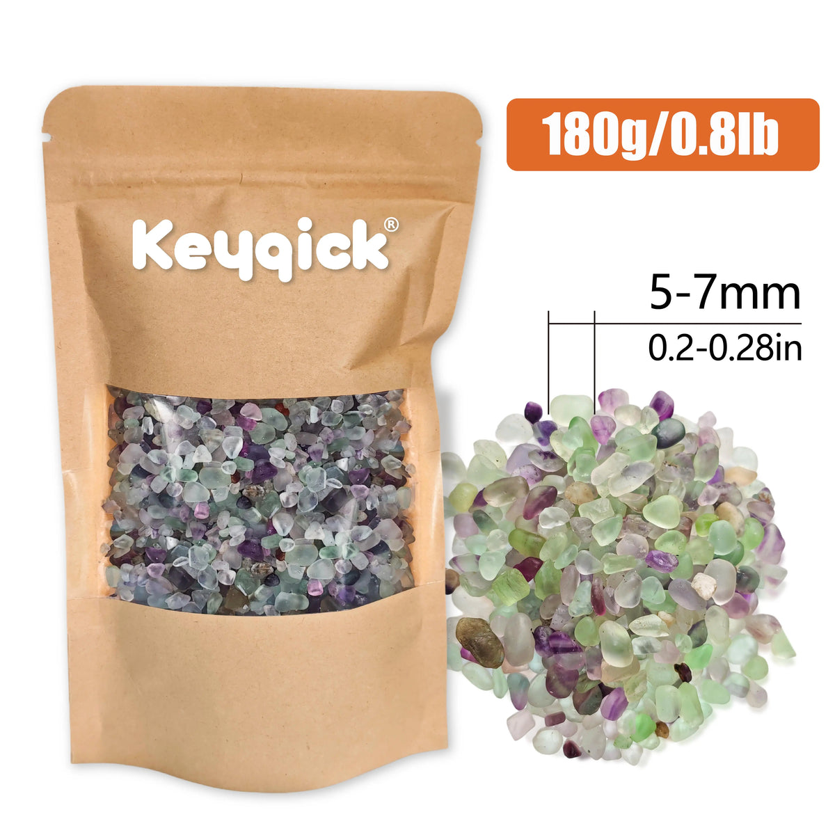Natural Fluorite Fragments Decorative Crystal Mineral Pebbles For Plants