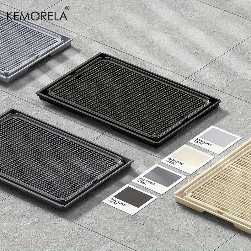 KEMORELA Stainless Steel Enclosed Cat Litter Box With Lid