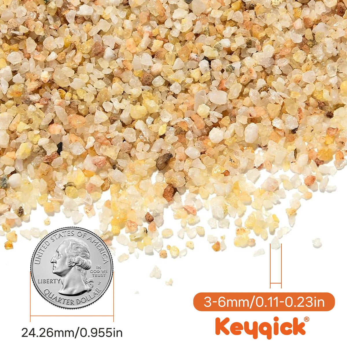 Natural Aquarium Sand Gravel Substrate For Aquascaping And Terrariums