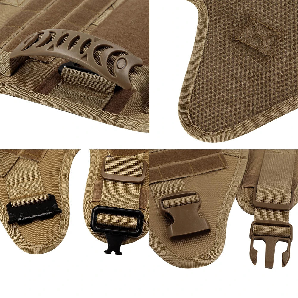 PetraVel Padded Quick Release Nylon Dog Harness And Leash Set