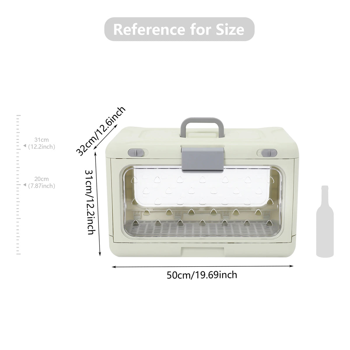 Foldable Travel Pet Carrier With Breathable Iron Frame Design