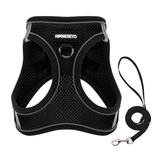 Reflective Breathable Dog Harness And Leash Set For Puppies