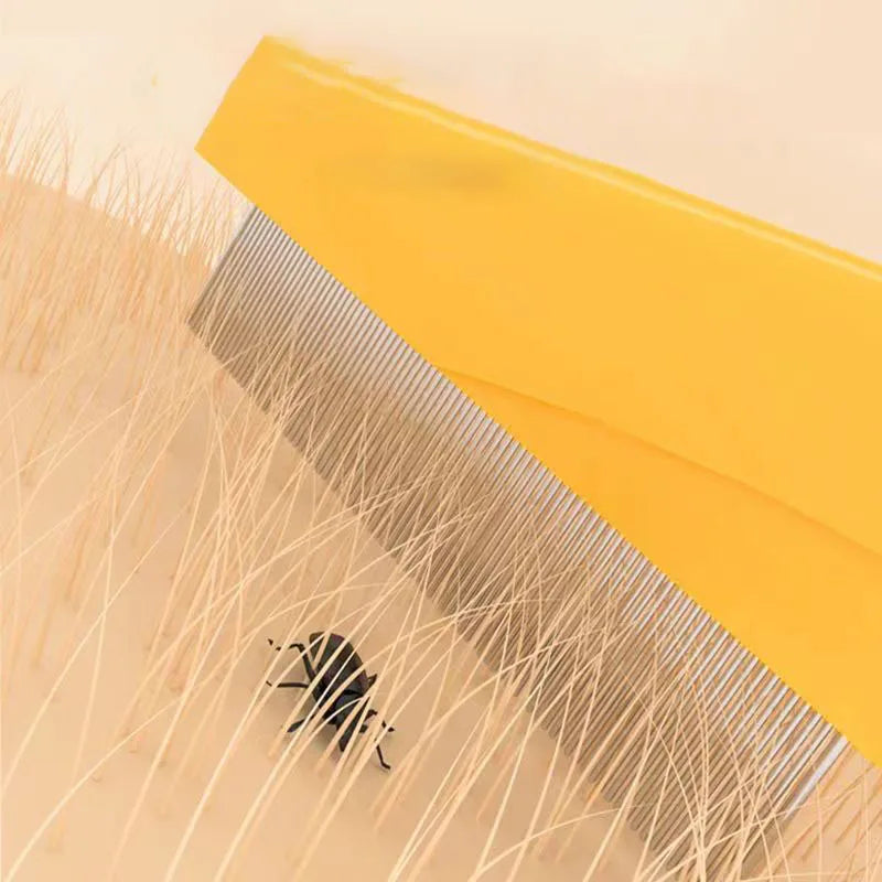 Comfortable Arc Handle Pet Grooming Comb For Cats And Dogs