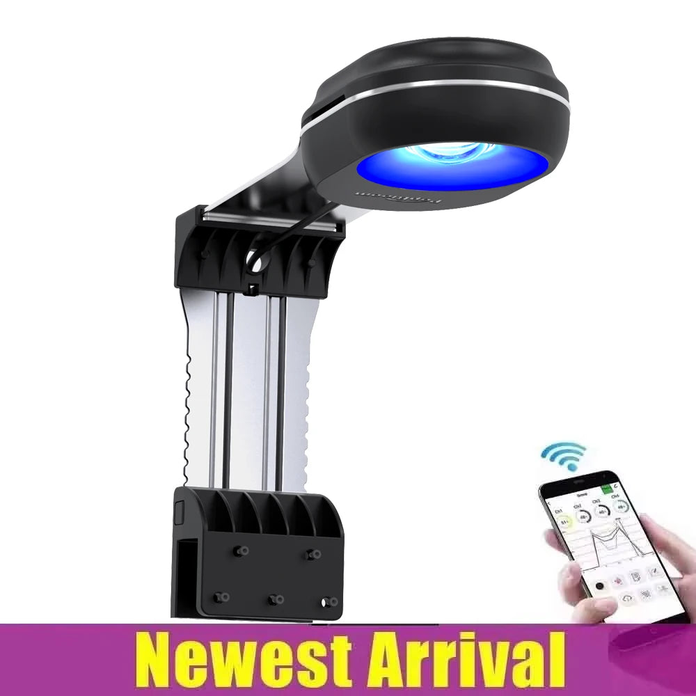 PopBloom Professional LED Aquarium Light For Saltwater Reef Tank