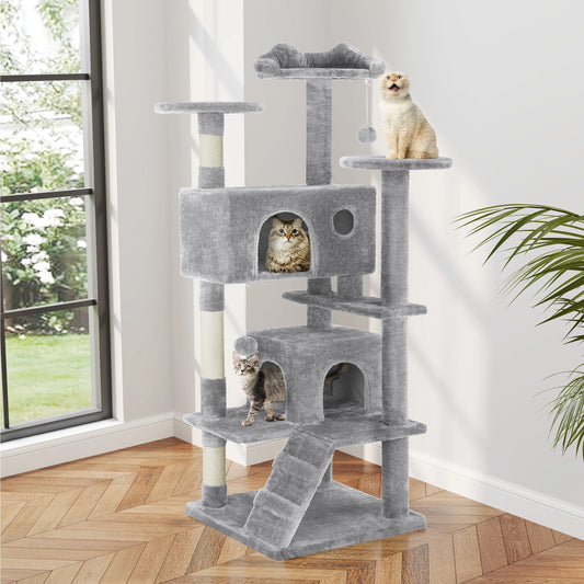 MCQ Multilayer Cat Tree Tower With Sisal Scratching Condo