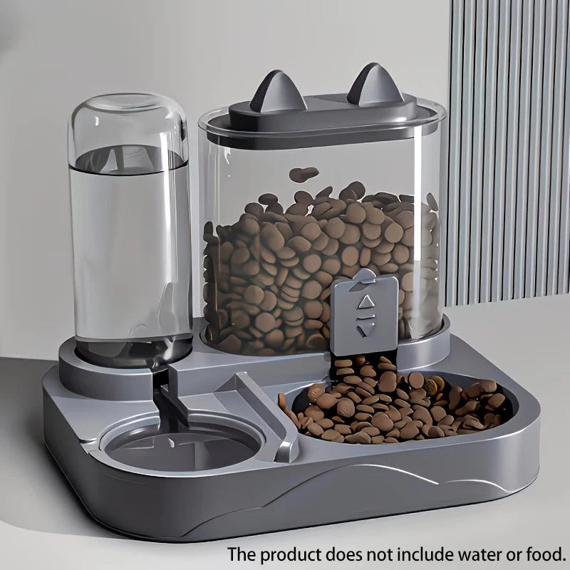 2In1 Pet Feeder Water Dispenser Dry Wet Separation For Pets