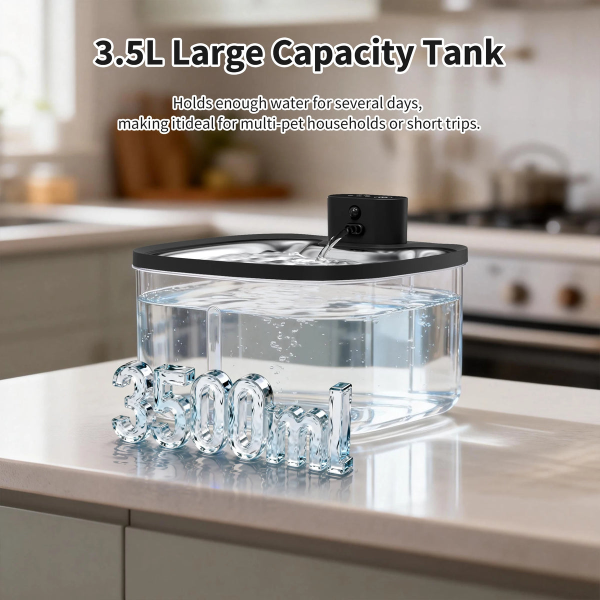 Eramong Wireless Smart Pet Water Fountain Ultra Quiet Automatic Design