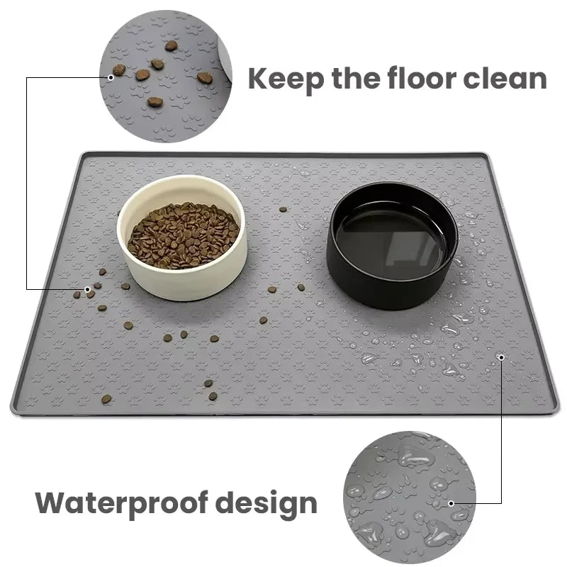 Stainless Steel Elevated Cat Food Bowl With Wooden Stand
