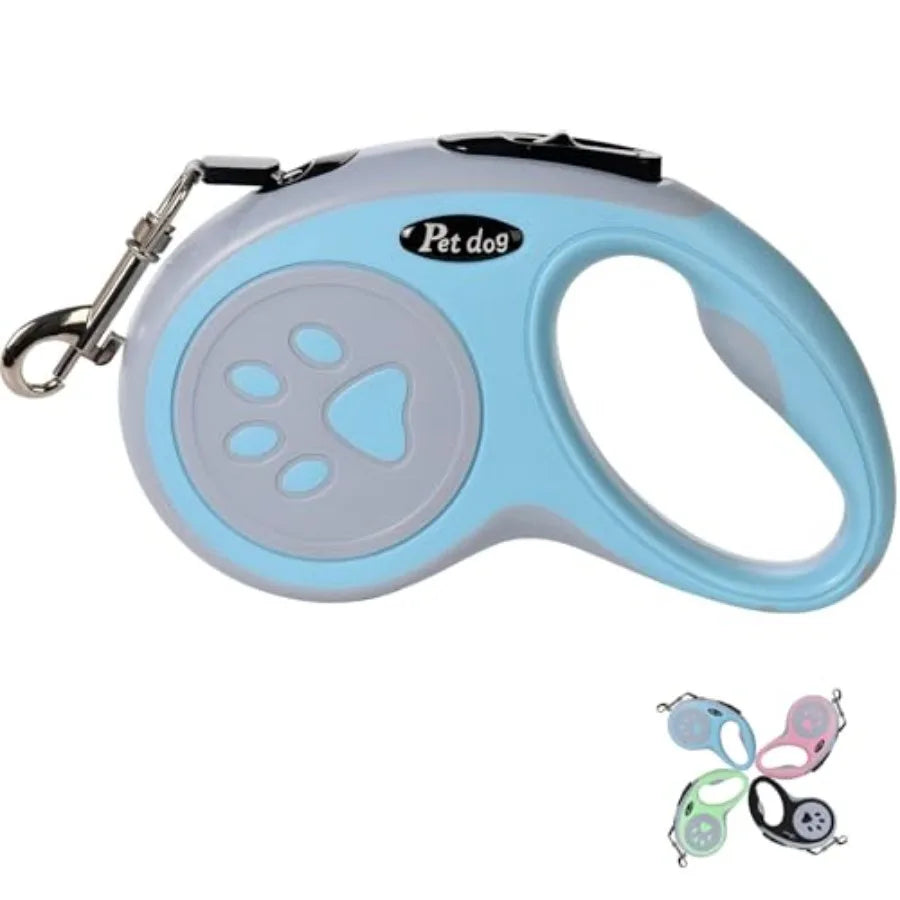 Retractable Dog Leash with Tangle Free Brake and Lock Control
