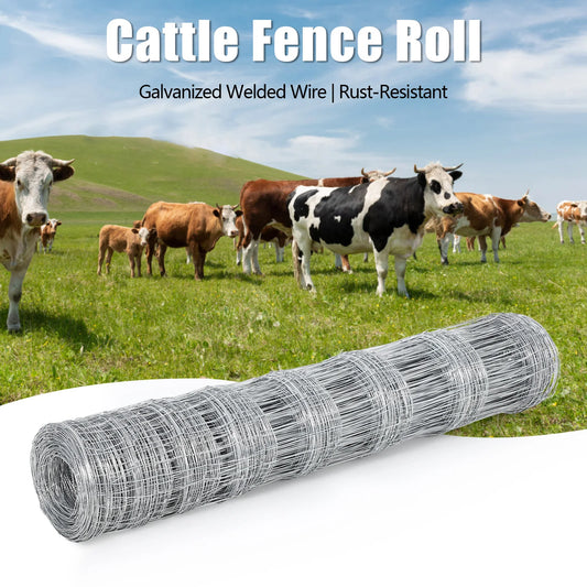 HiMISS Heavy Duty Galvanized Welded Wire Cattle Fence