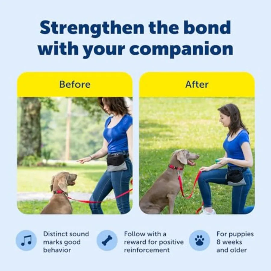 Clik-R Ergonomic Dog Training Clicker With Comfort Finger Band