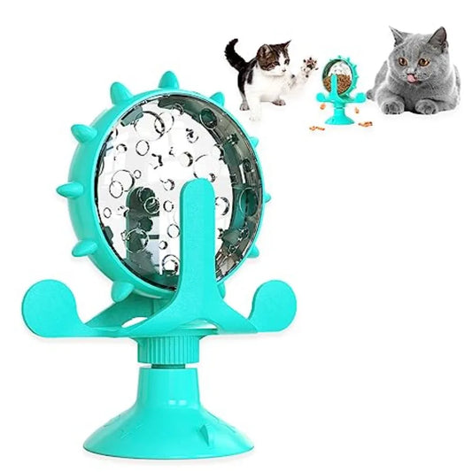 Interactive Rotating Pet Treat Dispenser Toy For Pets
