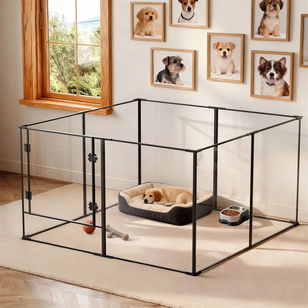 Bingopaw Dog Playpen Exercise Fence For Puppies Rabbits