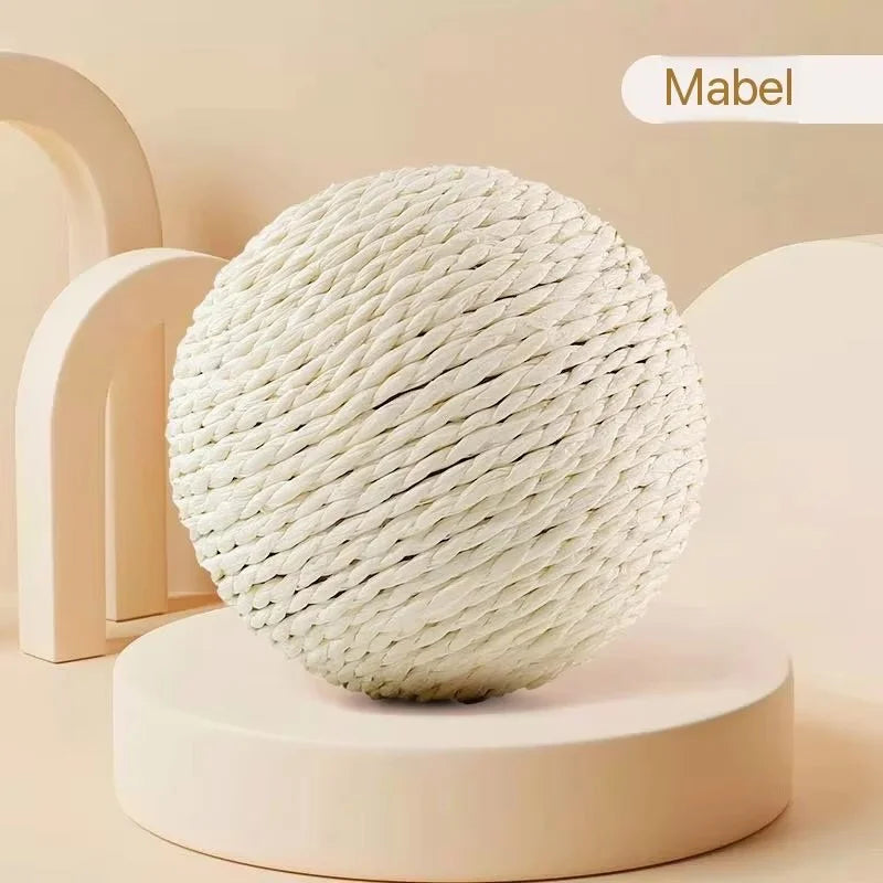 Interactive Sisal Cat Ball Toy Durable Scratcher For Curious Kittens