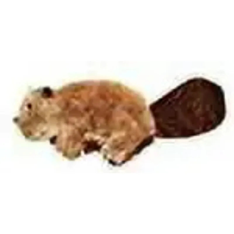 Fleece Beaver Dog Toy With Squeaker For Engaging Playtime