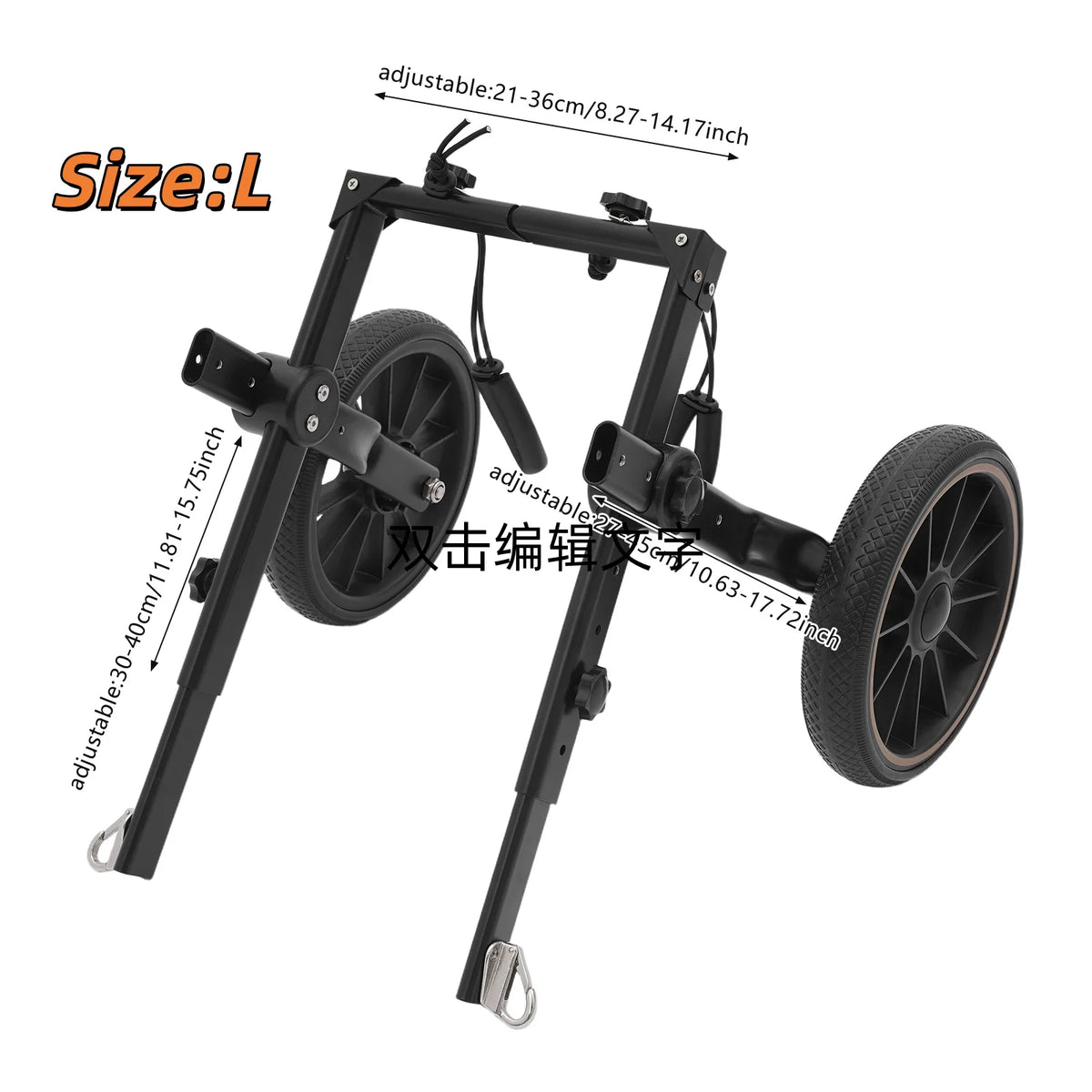 Bymaocar Adjustable Dog Wheelchair For Hind Leg Rehabilitation Support