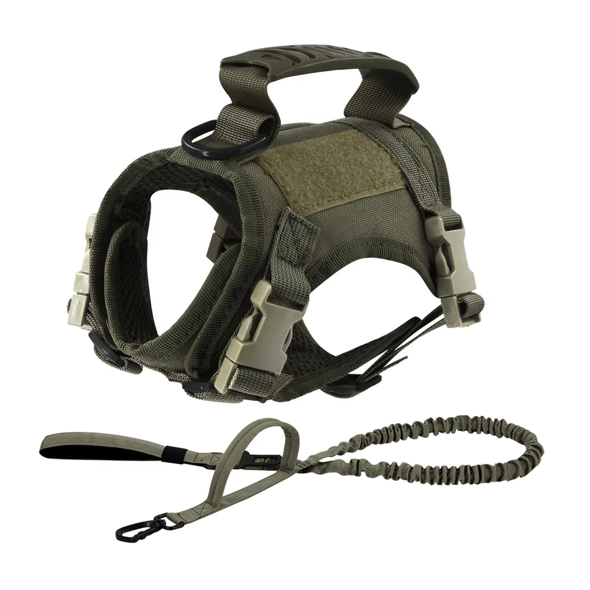 Petavel Tactical Pet Harness With Handle And Adjustable Leash