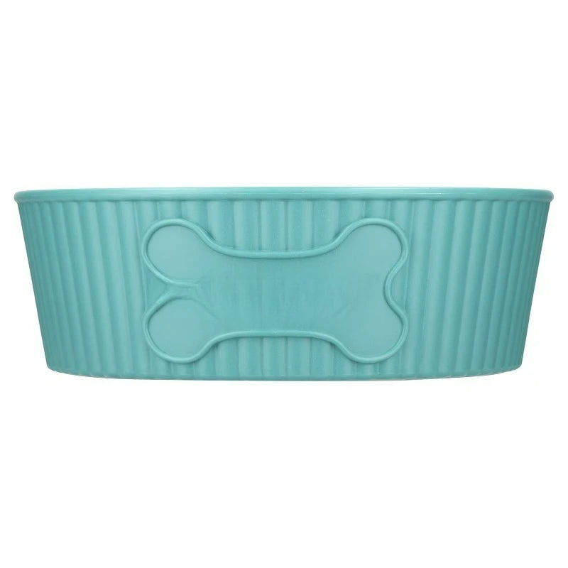 Sturdy Round Plastic Pet Bowl Perfect For Daily Use