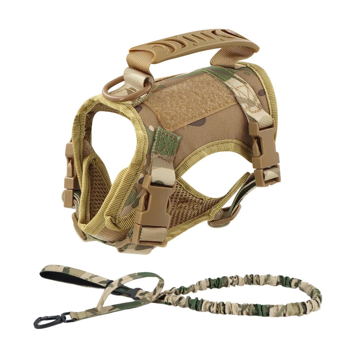 Petavel Tactical Pet Harness With Handle And Adjustable Leash