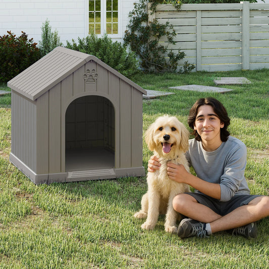 Outdoor Waterproof Ventilated Plastic Dog House For Small Dogs