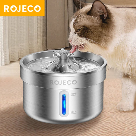 ROJECO Stainless Steel Cat Water Fountain Replacement Filters