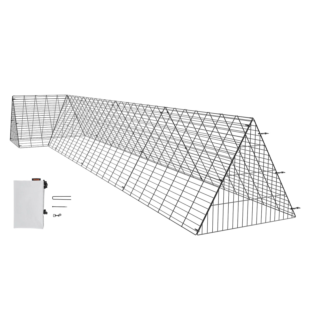 SucceBuy Portable Chicken Tunnel For Secure Yard And Farm Runs