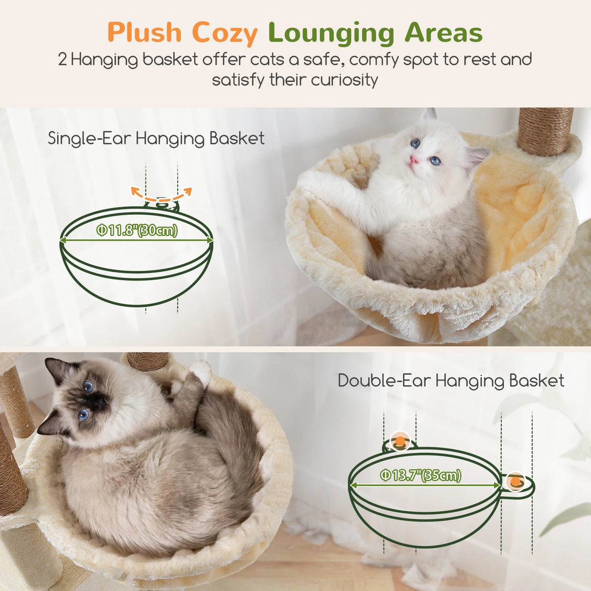 Globlazer Multi Level Cat Tree With Condos And Scratching Posts