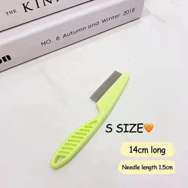 Comfortable Arc Handle Pet Grooming Comb For Cats And Dogs