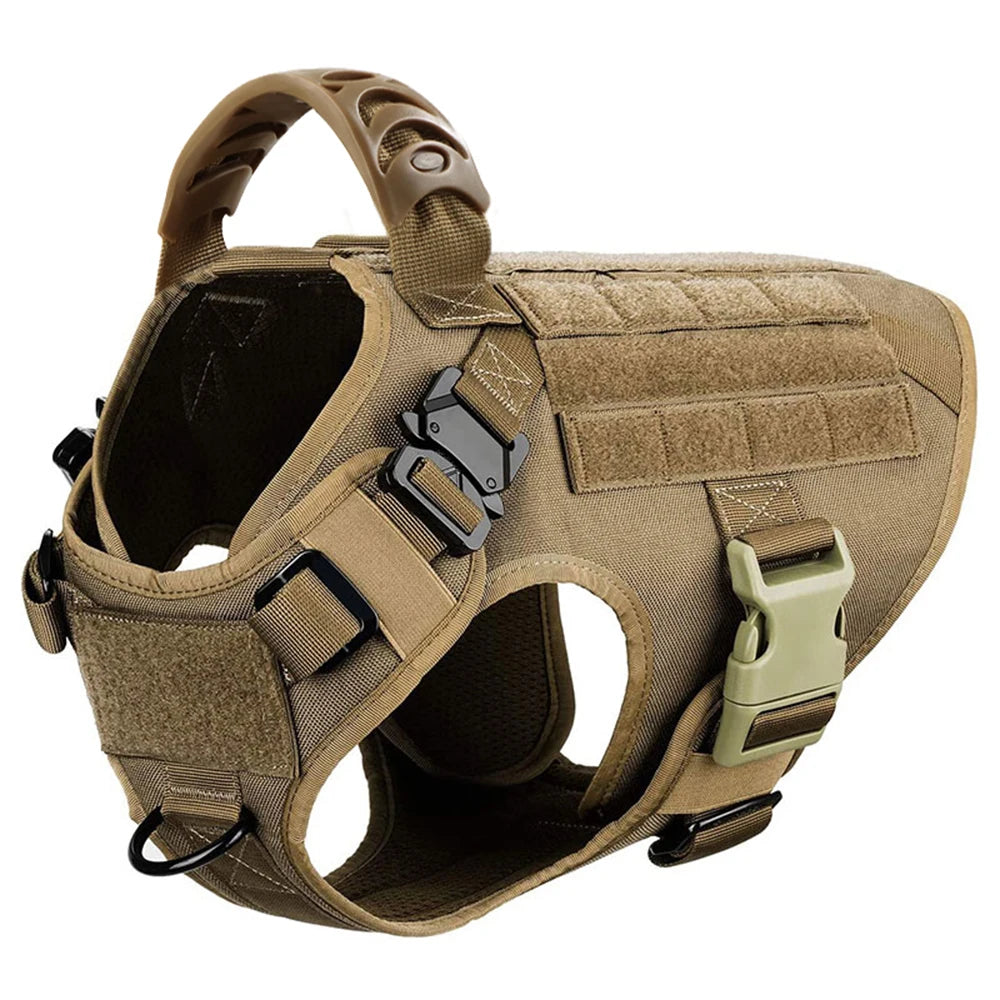 PetraVel Padded Quick Release Nylon Dog Harness And Leash Set