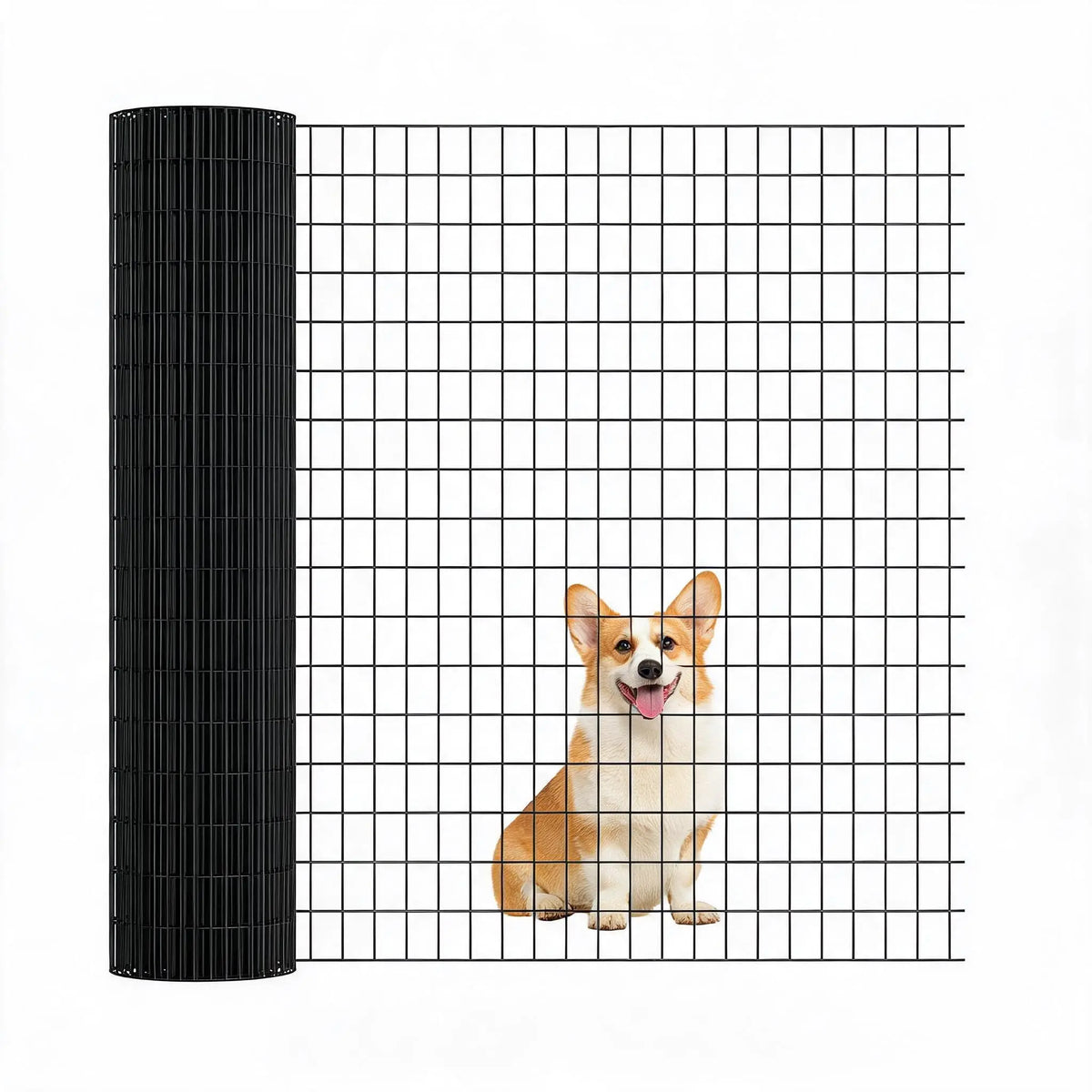 PVC Coated Welded Wire Fence For Garden And Poultry Protection